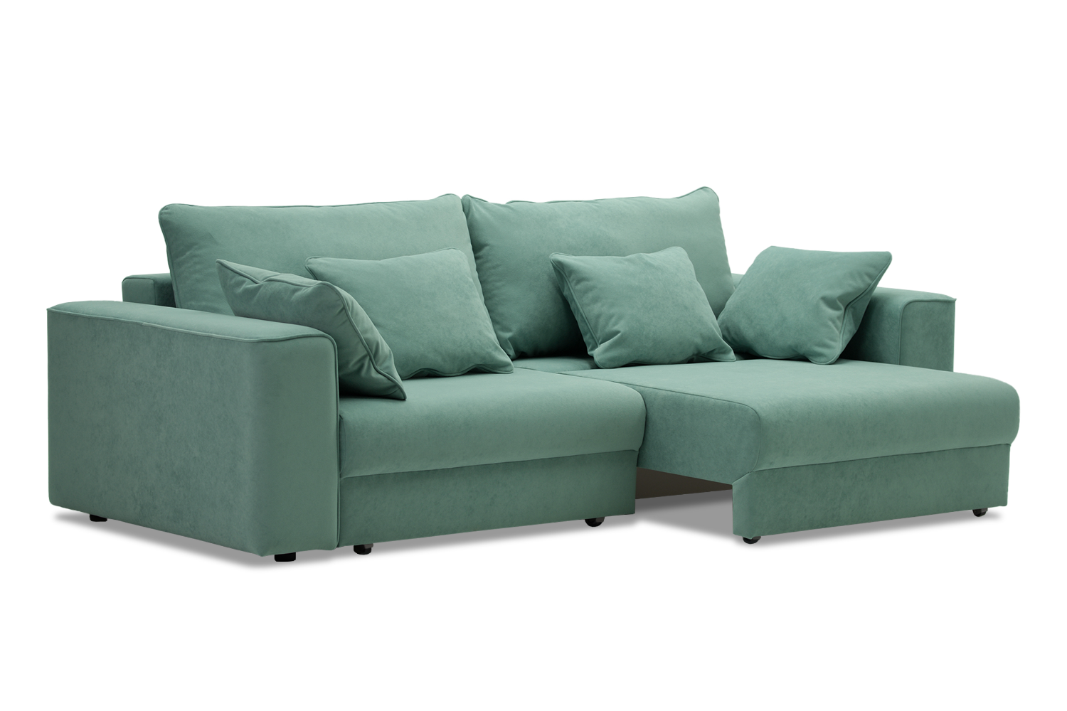 Прямые диваны - изображение №4 "Диван Шери еврокнижка / мята"  на www.Angstrem-mebel.ru