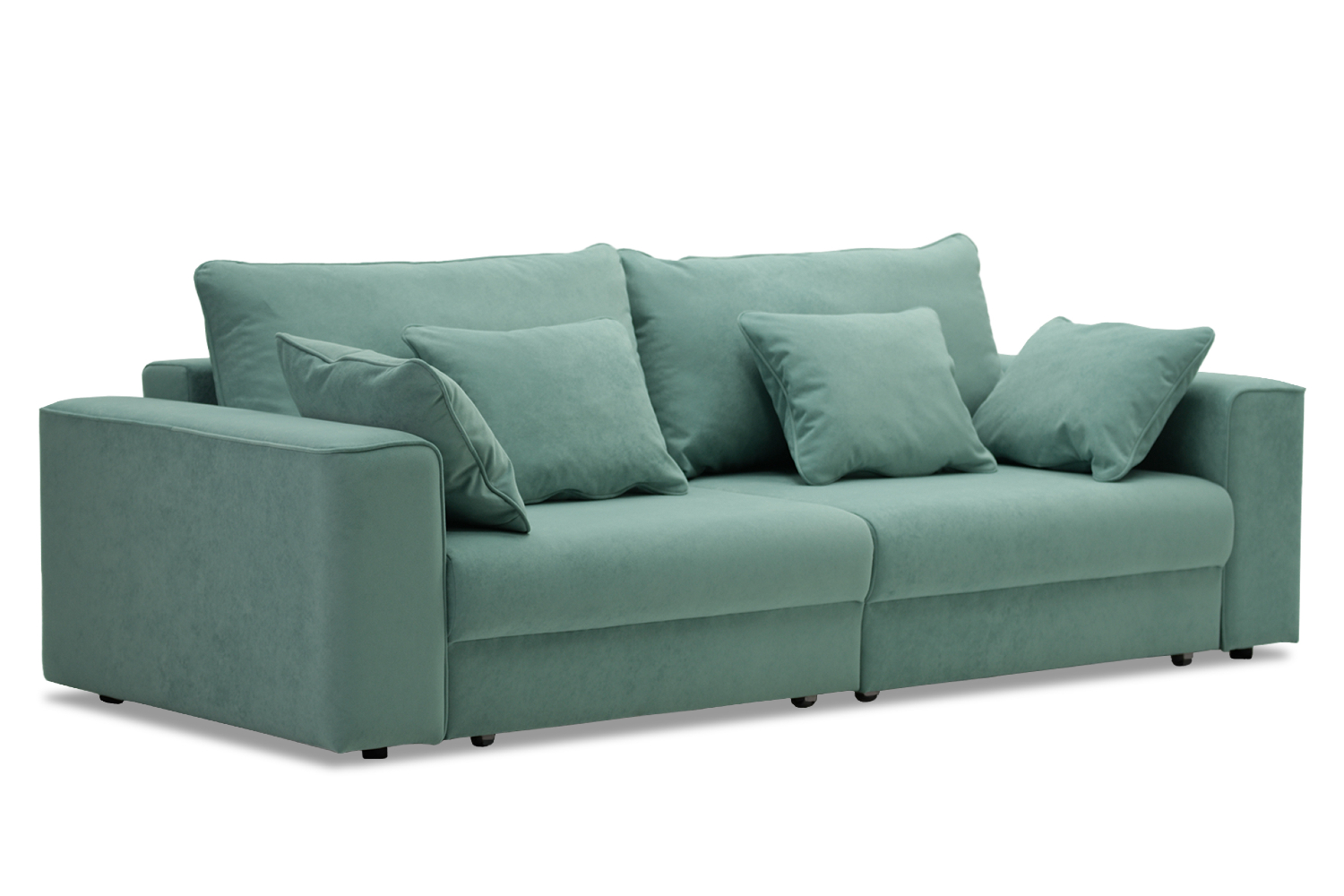 Прямые диваны - изображение №3 "Диван Шери еврокнижка / мята"  на www.Angstrem-mebel.ru