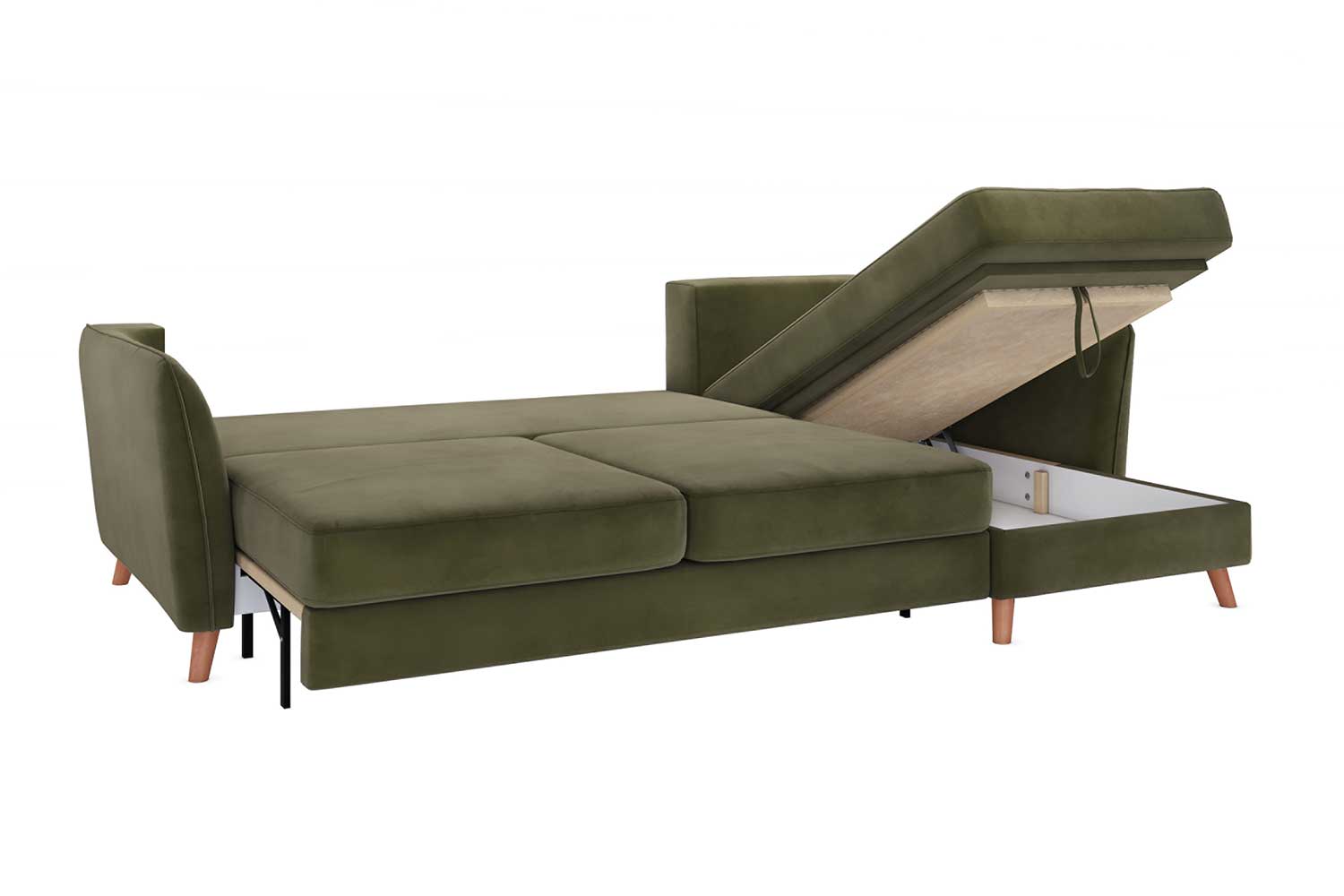 Угловые диваны - изображение №5 "Диван-кровать Анника с оттоманкой 228-ТТ, Д2"  на www.Angstrem-mebel.ru