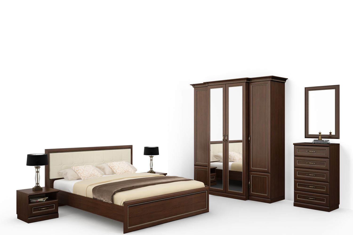 Двуспальные кровати - изображение №8 "Кровать Луара"  на www.Angstrem-mebel.ru