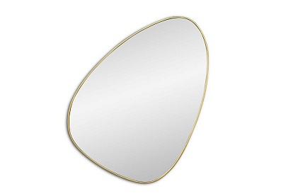 Зеркало Sten S Gold в тонкой раме Smal В ванную В спальню В прихожую В гостиную, гарантия 